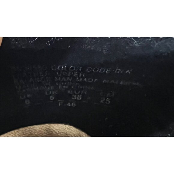 90s Skechers Soho Lab Black Suede Whimsigoth Platform Butterfly Sandals Size 8 - Picture 8 of 8